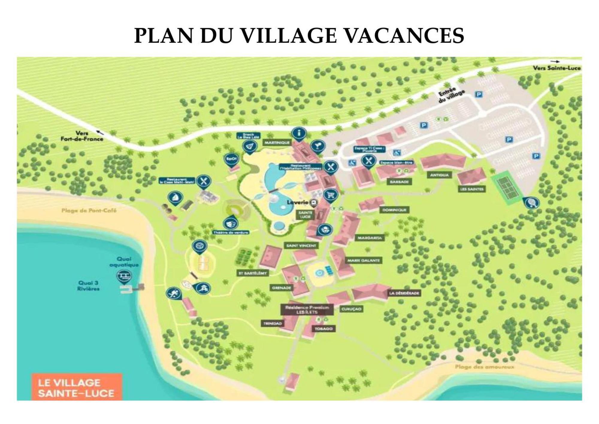 Dans Village Pierre & Vacances - 3 Pieces - Piscine, Plage - Vues Mer, Calme & Spacieux Sainte-Luce Bagian luar foto